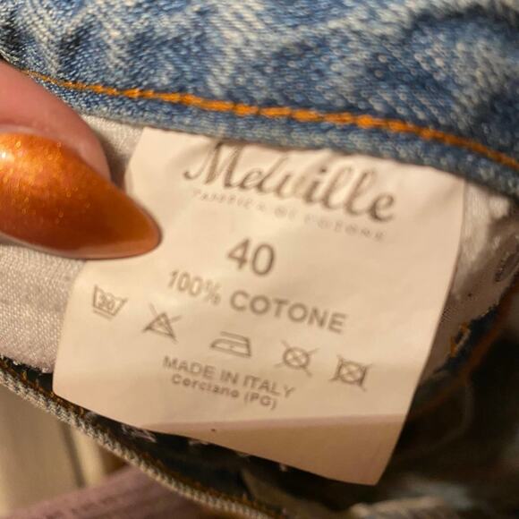 Brandy Melville MELVILLE Made in Italy Destroyed Distressed Shorts Size 4 - Picture 12 of 12